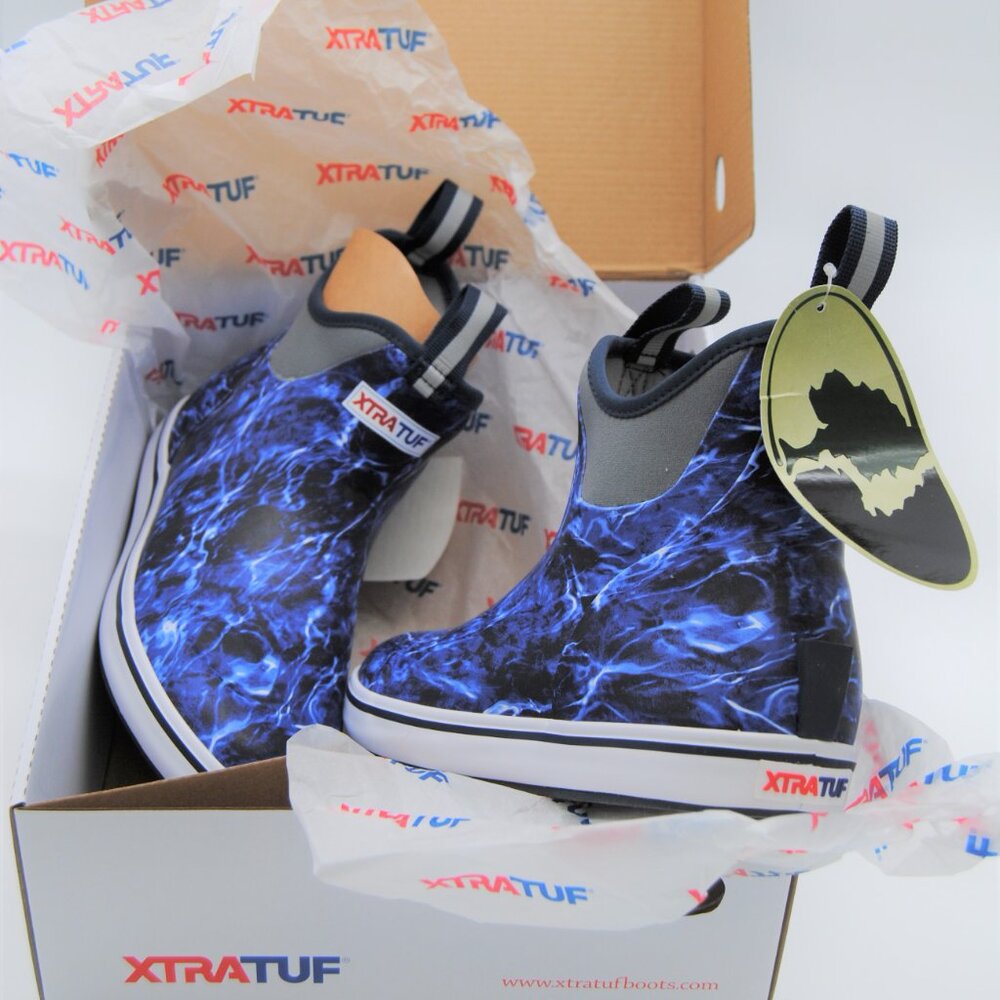 Xtratuf Deck boot Marine camo Waterproof Mens size 8 - Picture 4 of 5